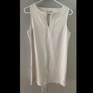 New York & Company white midi dress. Size medium